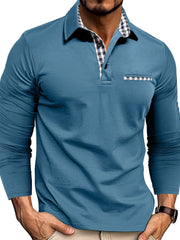 Load image into Gallery viewer, Long Sleeve Collar T-shirt