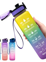 Load image into Gallery viewer, Water Bottle With Time Marker