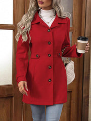 Load image into Gallery viewer, Elegant Single-breasted Woolen Coat Jacket