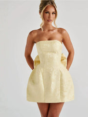 Load image into Gallery viewer, Tube Top Dress With Big Bow