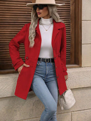 Load image into Gallery viewer, Elegant Single-breasted Woolen Coat Jacket