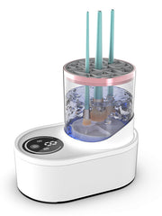 Load image into Gallery viewer, Electric Makeup Brush Cleaner Rechargeable Makeup Brushes Cleaning Tool Automatic Makeup Brush Cleaning Stand Device