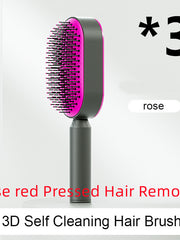 Load image into Gallery viewer, Self Cleaning Hair Brush For Women