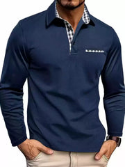 Load image into Gallery viewer, Long Sleeve Collar T-shirt