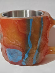 Load image into Gallery viewer, Resin Mineral Crystal Coffee Mugs With Handles