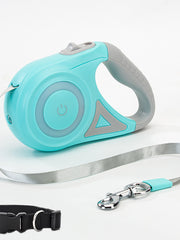 Load image into Gallery viewer, Retractable Leash And Dog Collar Spotlight Automatic Traction Rope