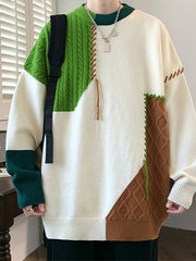 Load image into Gallery viewer, Colorblock Pullover Sweater