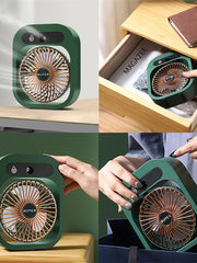 Load image into Gallery viewer, Misting Fan Air Cooler Cooling USB Rechargeable