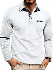 Load image into Gallery viewer, Long Sleeve Collar T-shirt