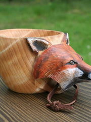 Load image into Gallery viewer, Hand Carved Cup Wooden Cup