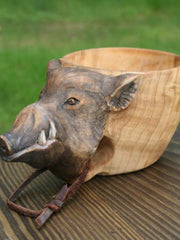 Load image into Gallery viewer, Hand Carved Cup Wooden Cup