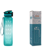 Load image into Gallery viewer, Water Bottle With Time Marker