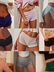 Load image into Gallery viewer, Low Waist Side Split Shorts