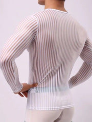 Load image into Gallery viewer, Sheer Long Sleeve Shirt
