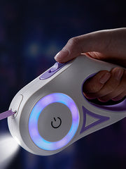 Load image into Gallery viewer, Retractable Leash And Dog Collar Spotlight Automatic Traction Rope