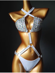 Load image into Gallery viewer, Rhinestones Bikini
