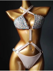 Load image into Gallery viewer, Rhinestones Bikini