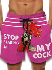 Load image into Gallery viewer, STOP STARING AT MY COCK Swim Shorts