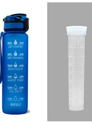 Load image into Gallery viewer, Water Bottle With Time Marker