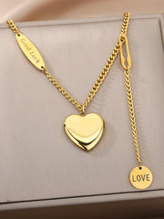 Load image into Gallery viewer, Multilayer Heart Pendant Necklaces