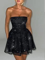 Load image into Gallery viewer, Tube Top Lace Dress