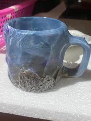 Load image into Gallery viewer, Resin Mineral Crystal Coffee Mugs With Handles