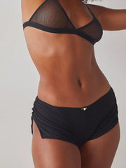 Load image into Gallery viewer, Low Waist Side Split Shorts