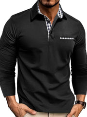 Load image into Gallery viewer, Long Sleeve Collar T-shirt