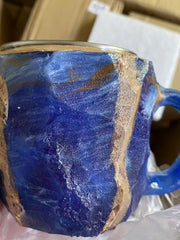 Load image into Gallery viewer, Resin Mineral Crystal Coffee Mugs With Handles