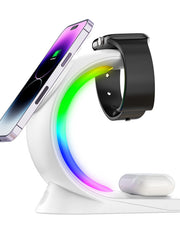 Load image into Gallery viewer, 4 In 1 Magnetic Wireless Charger Fast Charging