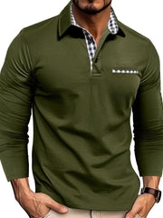 Load image into Gallery viewer, Long Sleeve Collar T-shirt