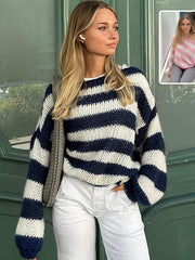 Load image into Gallery viewer, Long-sleeved Knitted Top