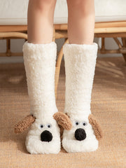 Load image into Gallery viewer, Cute Cartoon Dog Floor Socks Winter Warm Non-slip Plush Socks For Women