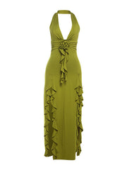 Load image into Gallery viewer, Deep V-neck Summer Dress