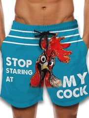 Load image into Gallery viewer, STOP STARING AT MY COCK Swim Shorts