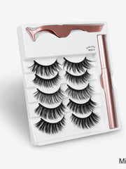 Load image into Gallery viewer, Natural long Magnetic  Eyelashes