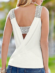 Load image into Gallery viewer, V-neck Casual Blouse Sleeveless - vendach