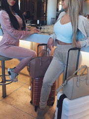 Load image into Gallery viewer, Velour/Velvet Tracksuit Set