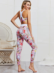 Load image into Gallery viewer, Junk Food Printed Matching Sports Bra and Leggings