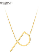 Load image into Gallery viewer, Letter Pendant Necklace