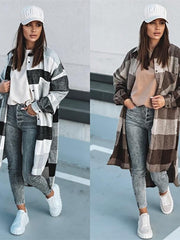 Load image into Gallery viewer, Oversized Plaid Shirt