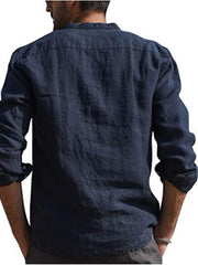 Load image into Gallery viewer, Long Sleeve Linen T-Shirt