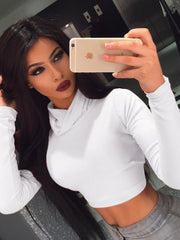 Load image into Gallery viewer, Long Sleeve Turtleneck Shirt