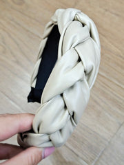 Load image into Gallery viewer, European and American Leather Twist Braid Headband