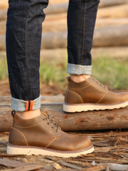 Load image into Gallery viewer, Men's Leather Ankle Boots