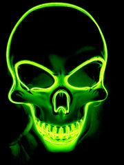 Load image into Gallery viewer, Halloween Skeleton Mask LED Glow
