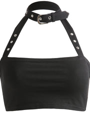 Load image into Gallery viewer, Halter Crop Top