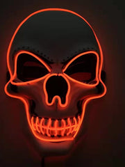 Load image into Gallery viewer, Skull LED Glowing Halloween Mask