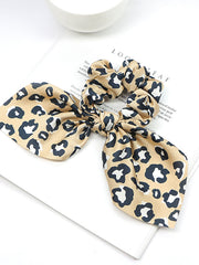 Load image into Gallery viewer, Satin Silky bow hair scrunchie