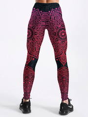 Load image into Gallery viewer, Mandala Print Leggings